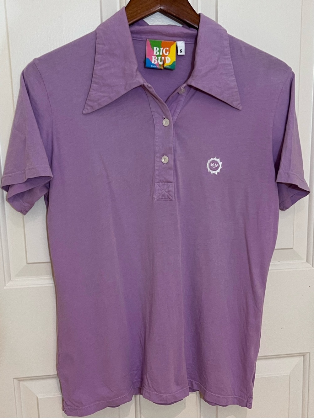 Big Bud Press Purple Polo Shirt